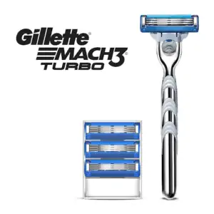 Mach3 Turbo has triple-blade technology, which provides better shaving.