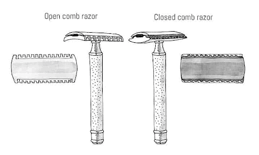 Open vs Closed Comb Safety Razor