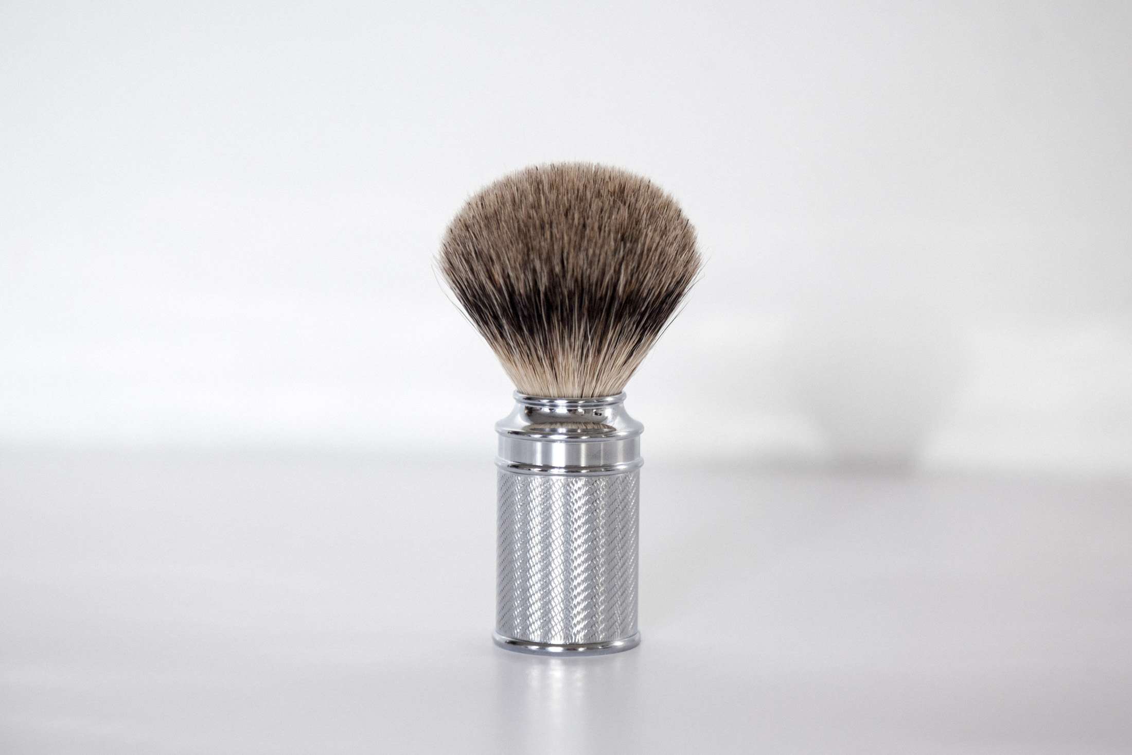 Each type of badger shaving brush uses fur from different sides of the animal